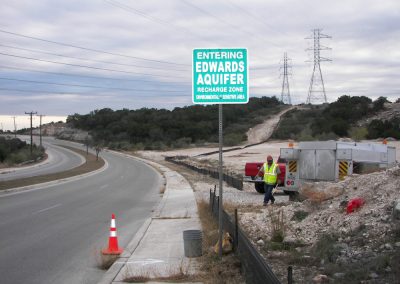 Recharge Zone Sign Installation (2006)